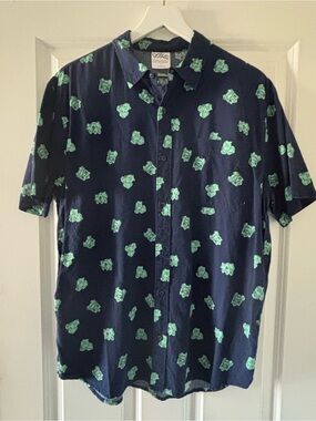 Pokémon Bulbasaur Button-Down Shirt - Size Large